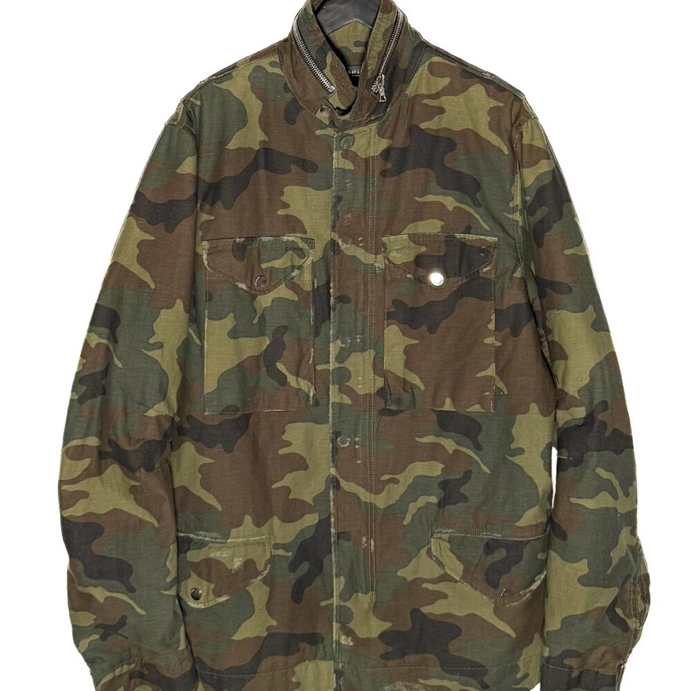 Amiri Green Camo M65 Utility Field Jacket